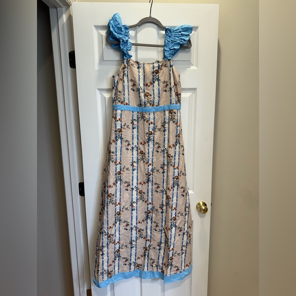 Anna Cate Maris Linen Maxi